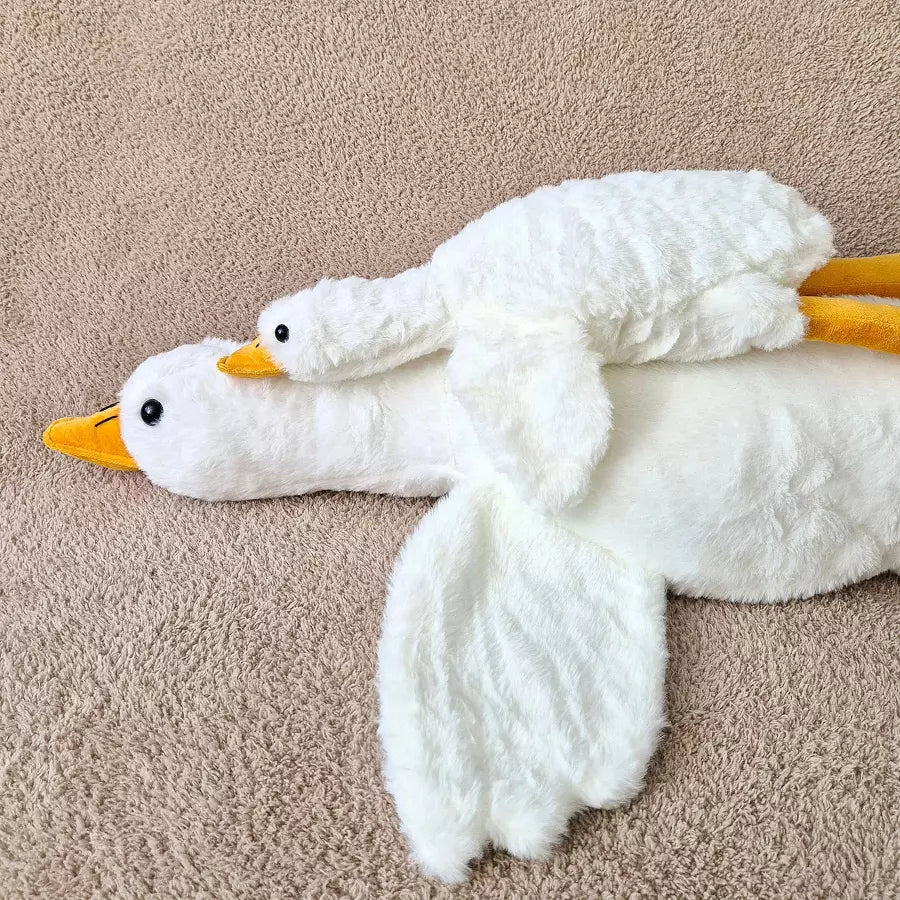 Peluche oie blanche