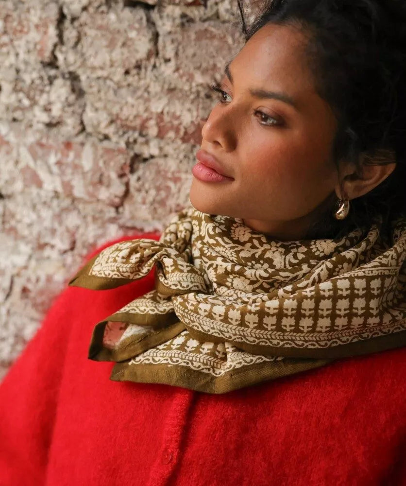 Grand foulard penny bronze