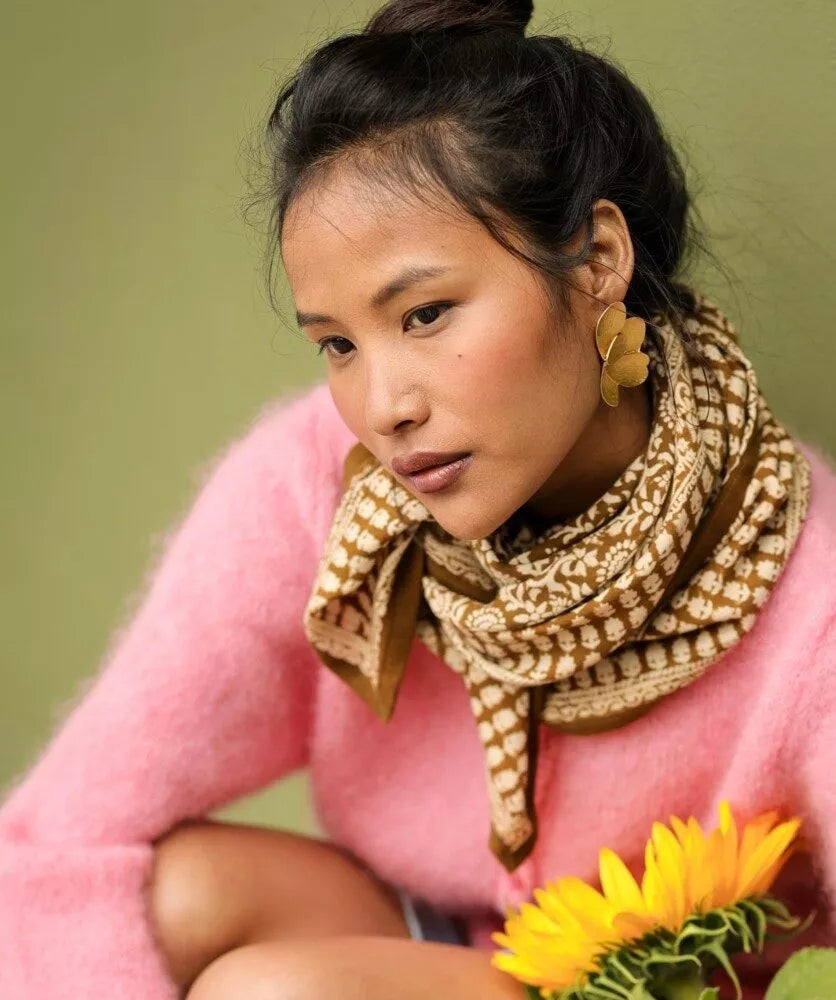 Grand foulard penny bronze