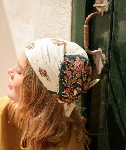 Petit foulard balkan vanille Bellemme