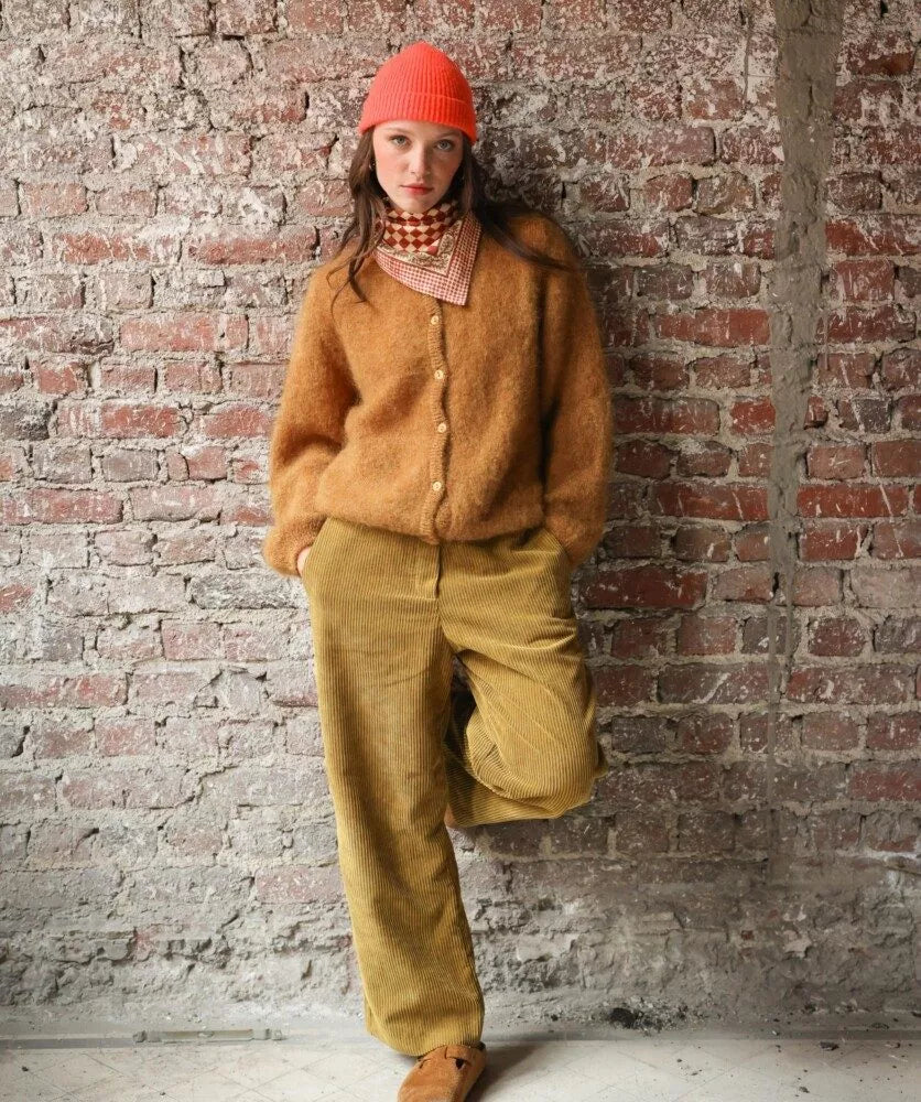 Petit foulard damier grenat bellemme