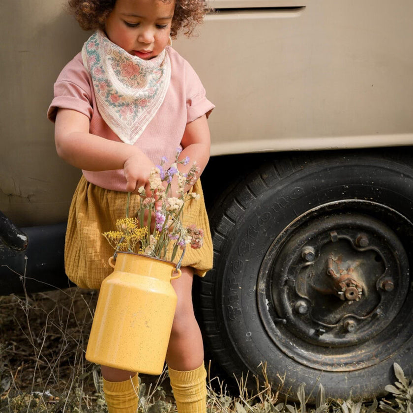 petit foulard fleuri