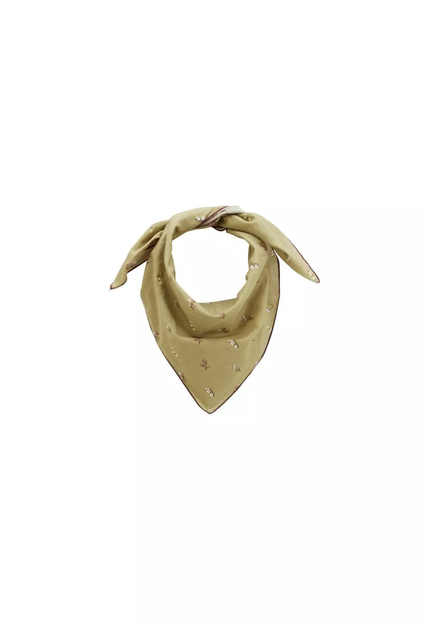 Petit foulard herbier olive gabrielle