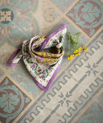 Petit foulard hope safran bellemme