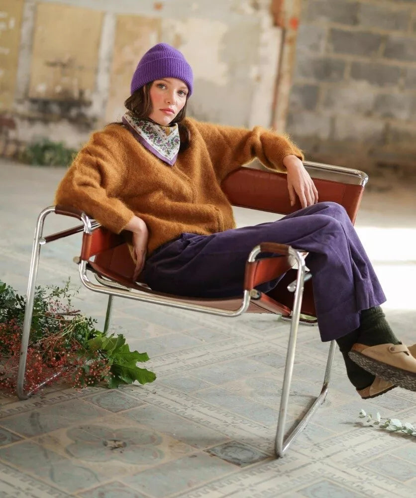 Petit foulard hope safran bellemme