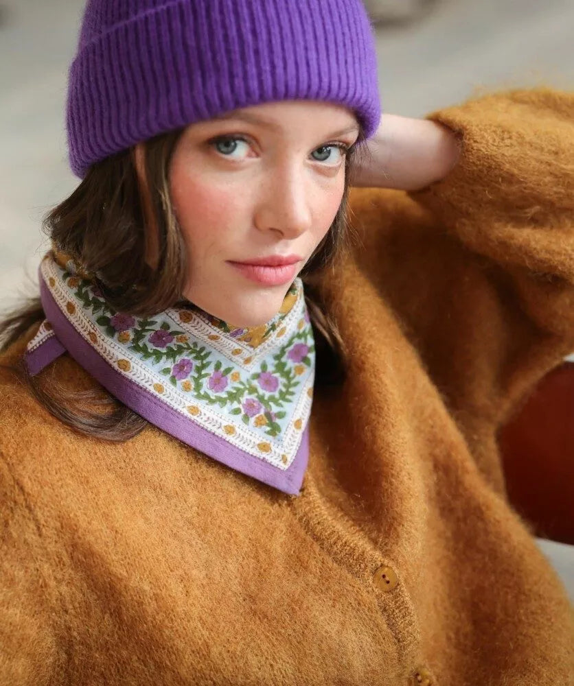 Petit foulard hope safran bellemme