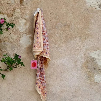 Petit foulard love explorer flower purple