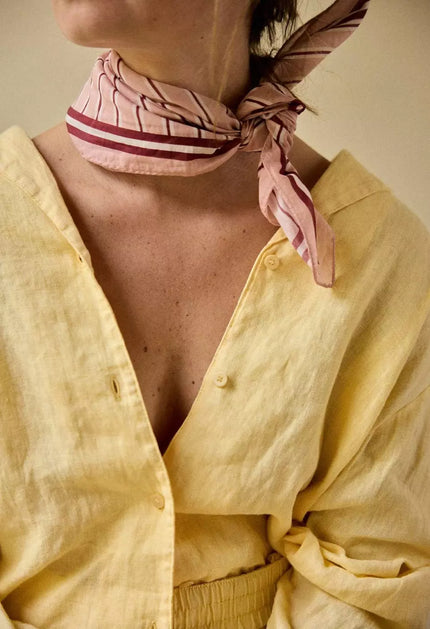 Petit foulard Gabrielle vermillon