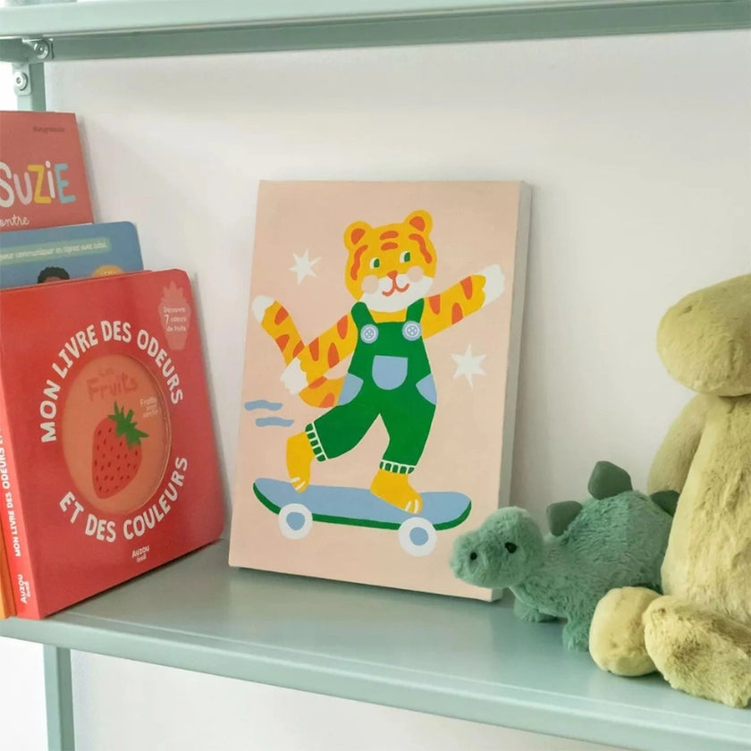 peinture petit pinceau kids titi skate