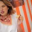 petit foulard anjali cerise