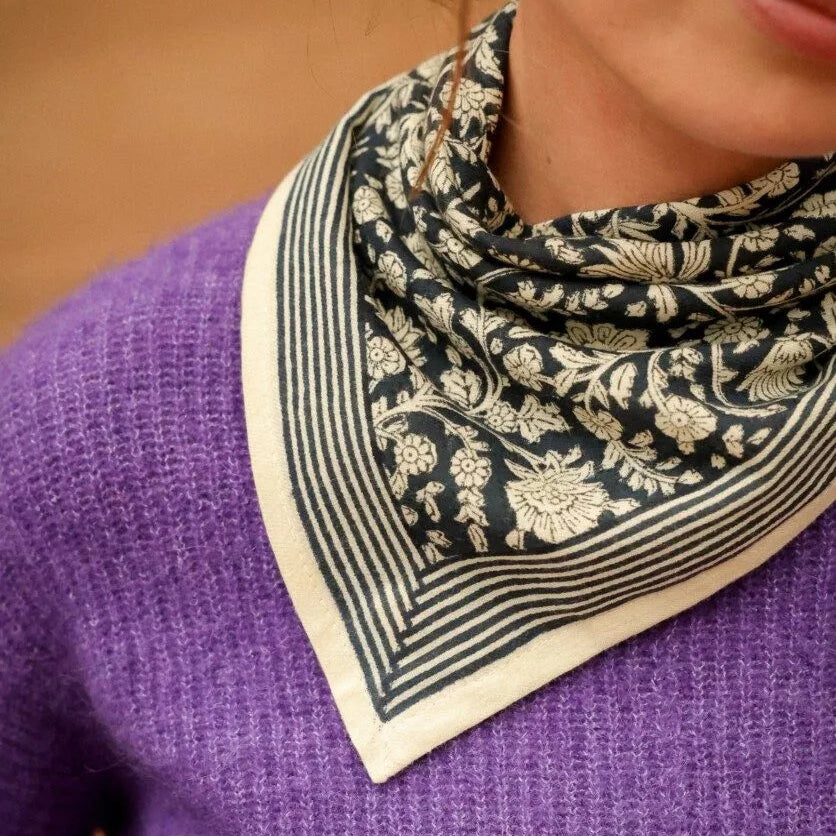 petit foulard anjali encre 