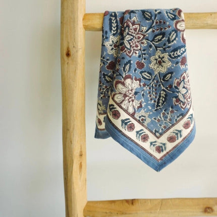 petit foulard manon bleu orage