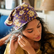 petit foulard manon purple