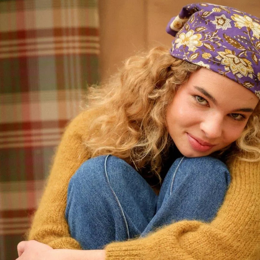 petit foulard manon purple 