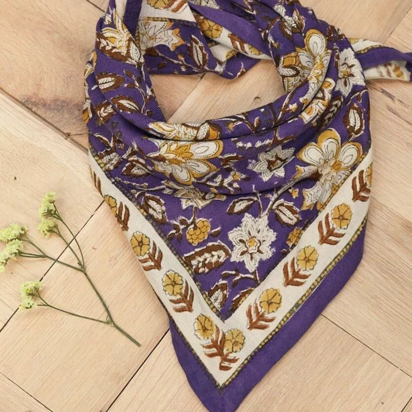 petit foulard manon purple