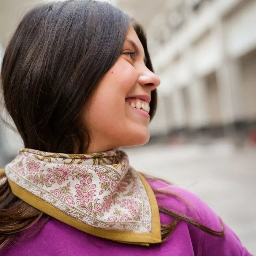 petit foulard mina jaspe