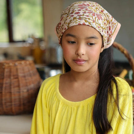 petit foulard palmyre rose poudre