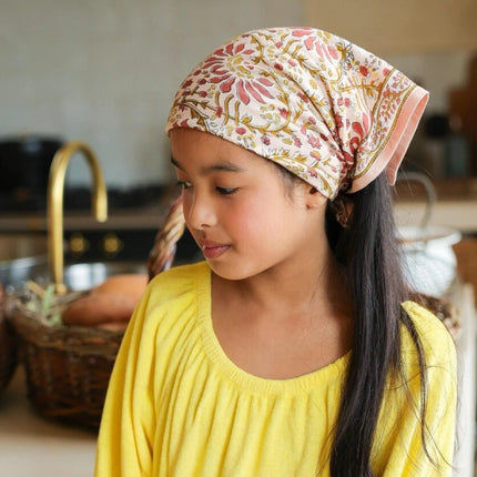 petit foulard palmyre rose poudre