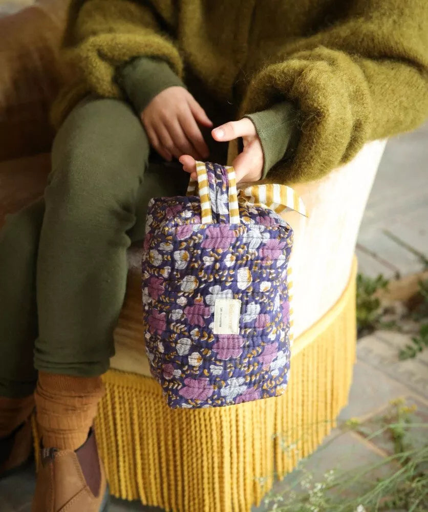 Trousse de toilette petit format bellemme ellis cassis