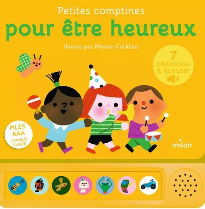 Livre sonore | Petites comptines pour...