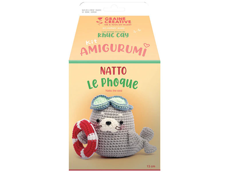 Crochet graine creative phoque