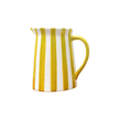 Pichet rayures jaune et blanc