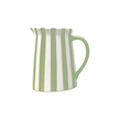 Pichet rayures matcha et blanc