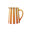 Pichet rayures orange et blanc