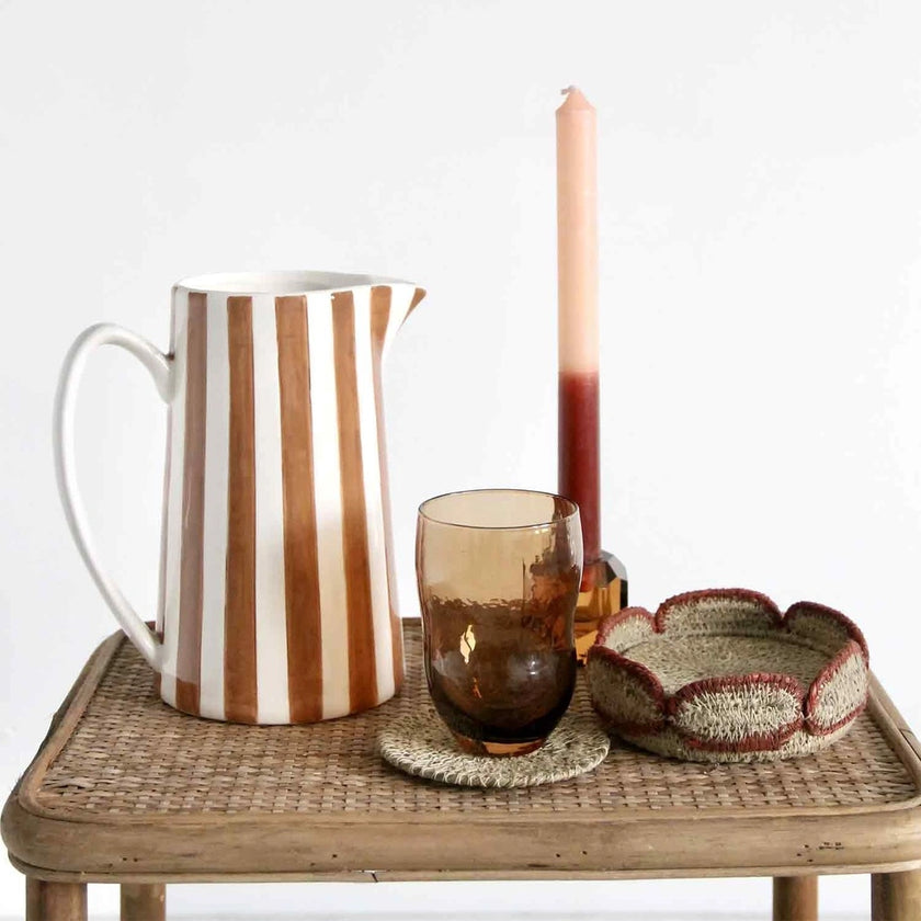 pichet georges rayure marron