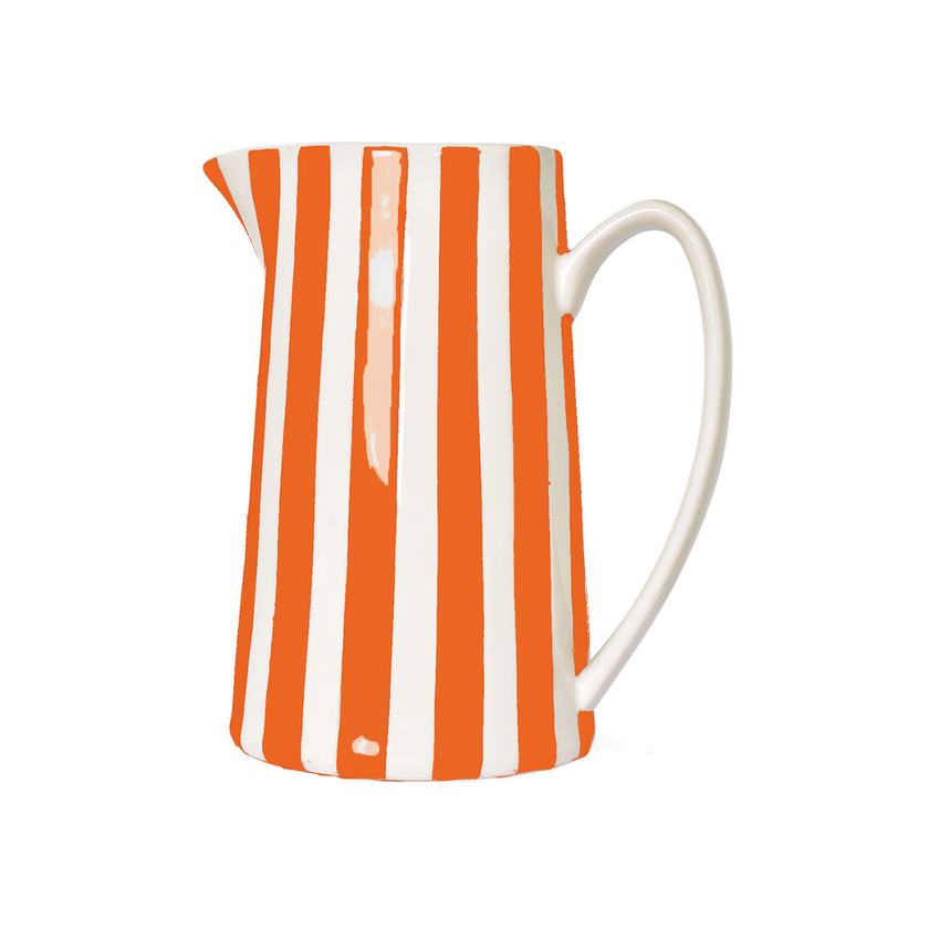 pichet georges rayure orange