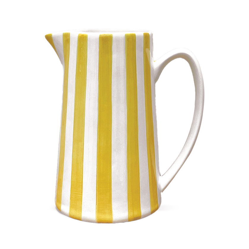 pichet georges rayure jaune