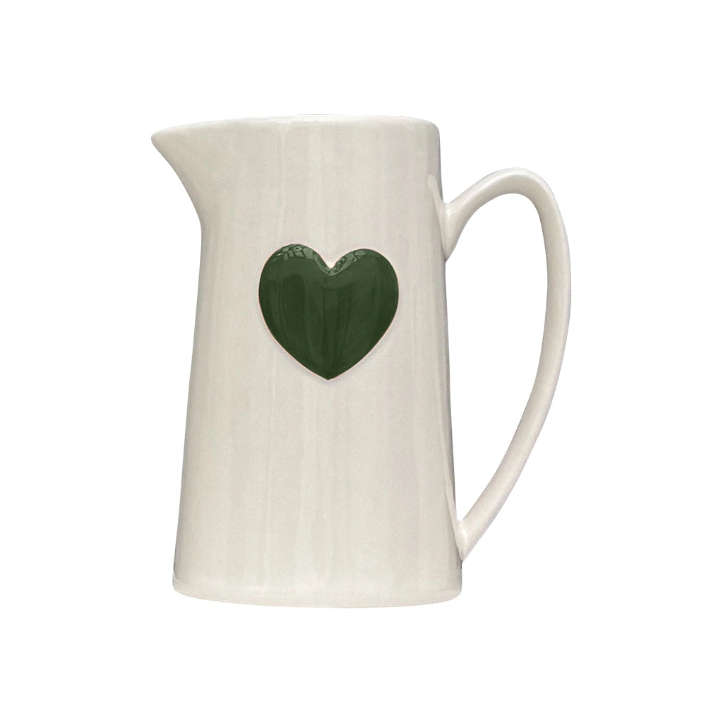pichet gm coeur vert