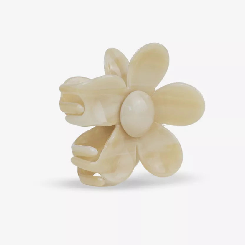Pince a cheveux fleur bloom ivory 