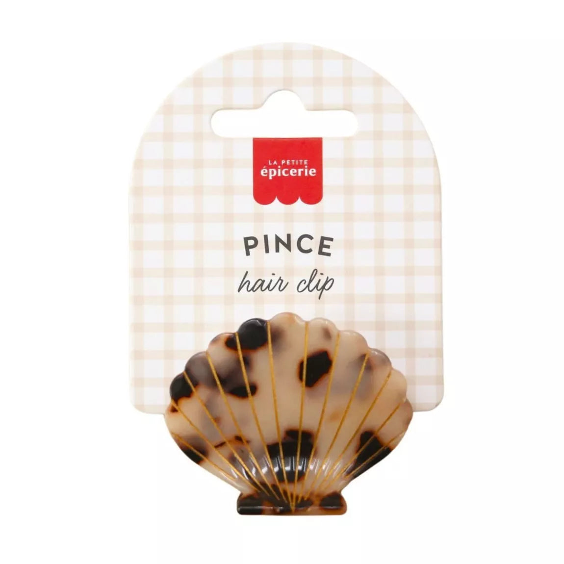 pince a cheveux coquillage