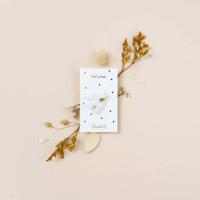 Pins porcelaine baubels colombe