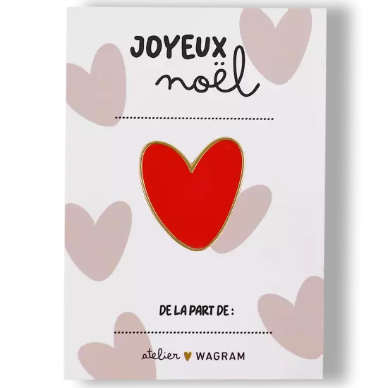 Pin's Coeur | Joyeux Noël