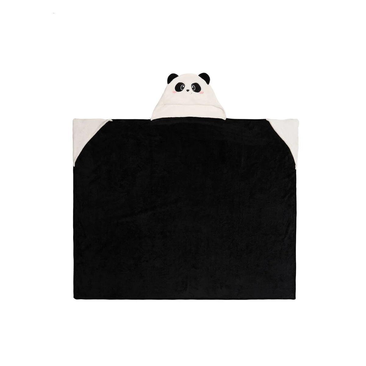 Plaid à capuche Panda Legami