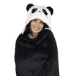Plaid à capuche Panda Legami