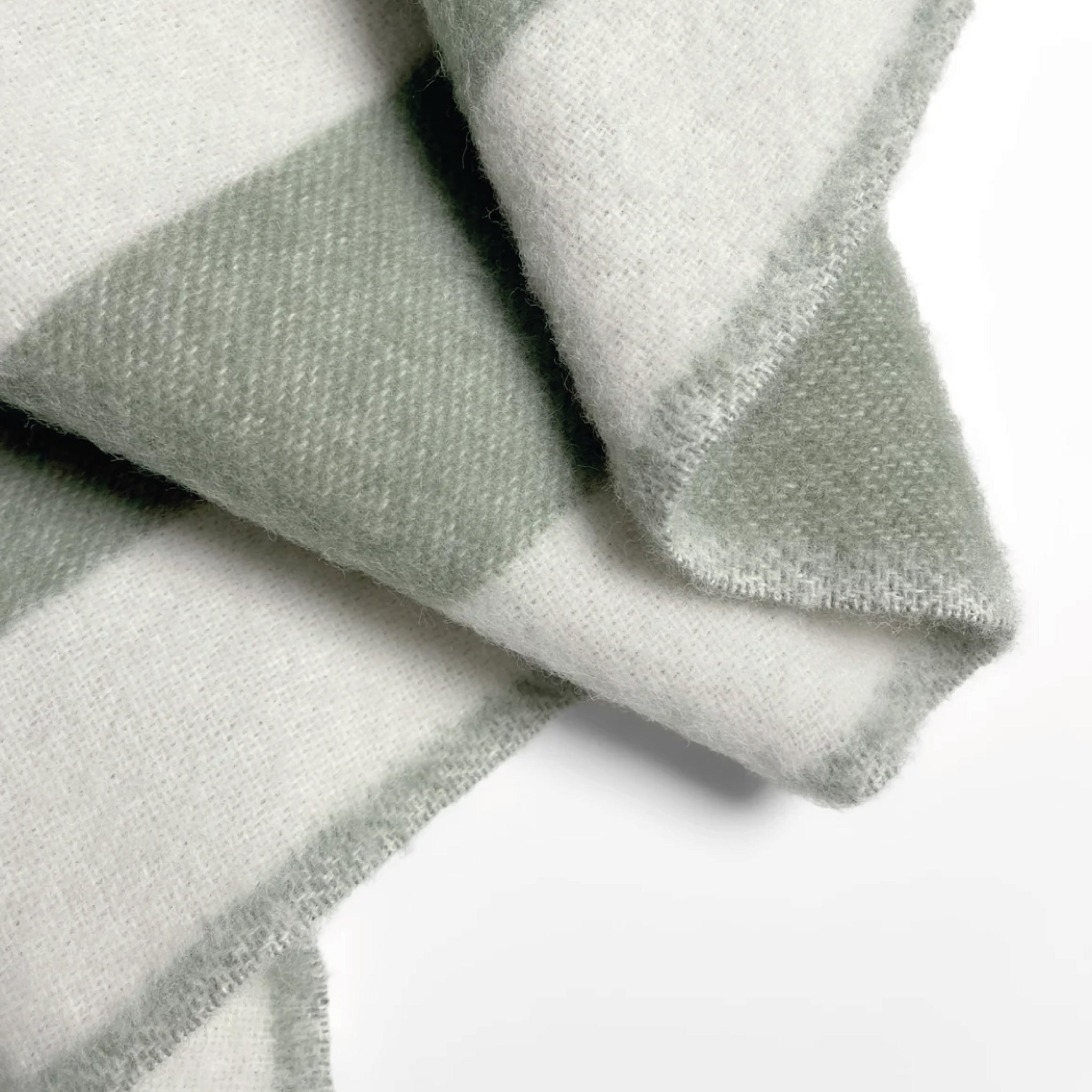 Plaid Rough Stripe Agave - MAISON DEUX