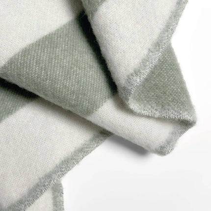 Plaid Rough Stripe Agave - MAISON DEUX