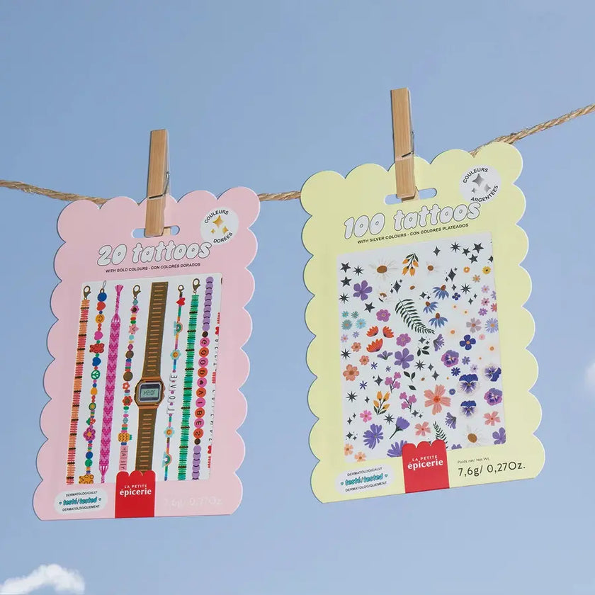 Pochette Tattoos | Fleurs