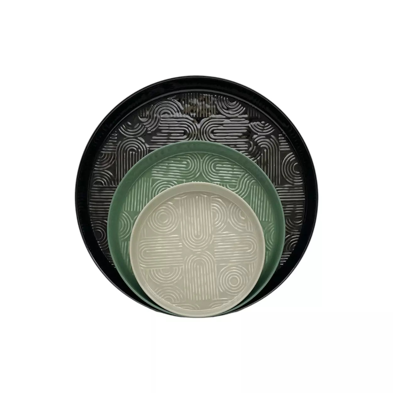 Plateau molitor vert almond