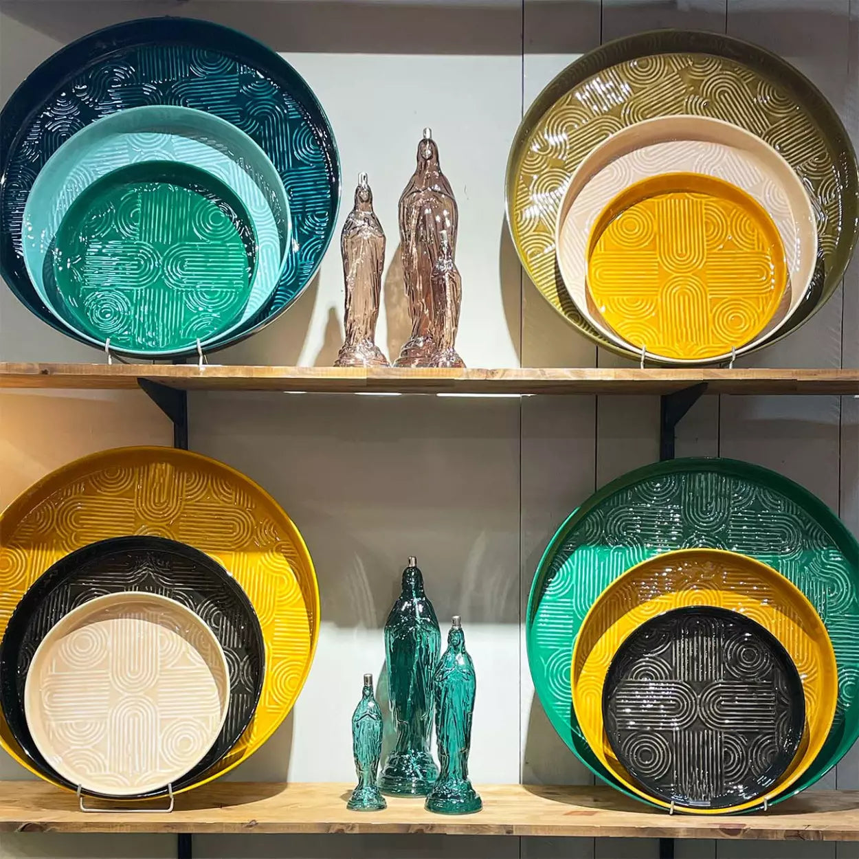 Plateau molitor vert almond