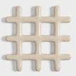 Dessous-de-plat Grid beige moucheté en grès – &Klevering