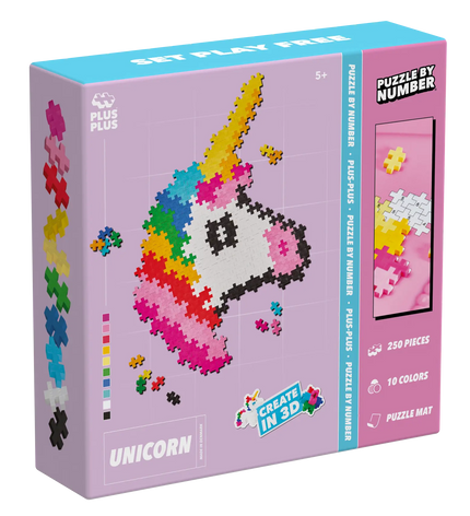 Plus plus puzzle licorne