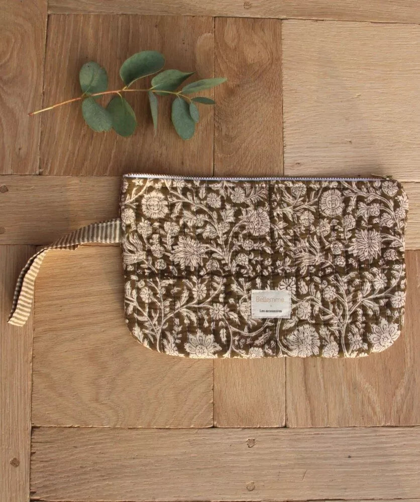 Pochette anjali kaki bellemme