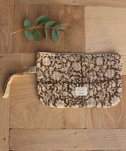 Pochette anjali kaki bellemme