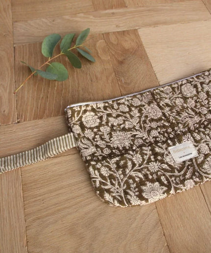 Pochette anjali kaki bellemme