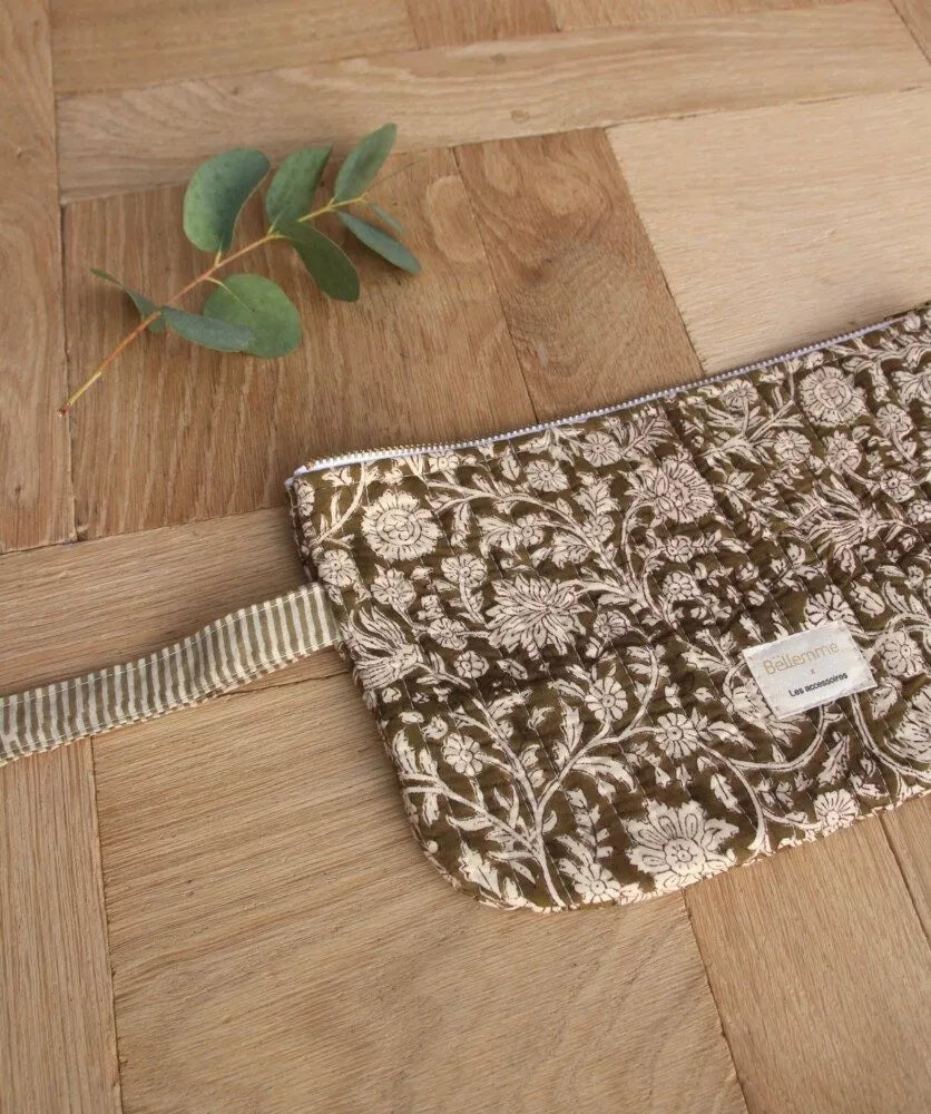 Pochette anjali kaki bellemme