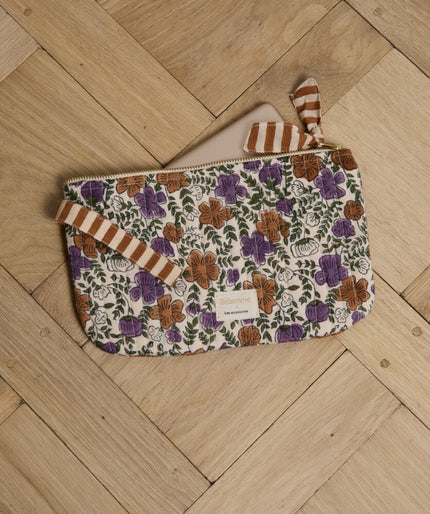 Pochette medium ellis violette bellemme